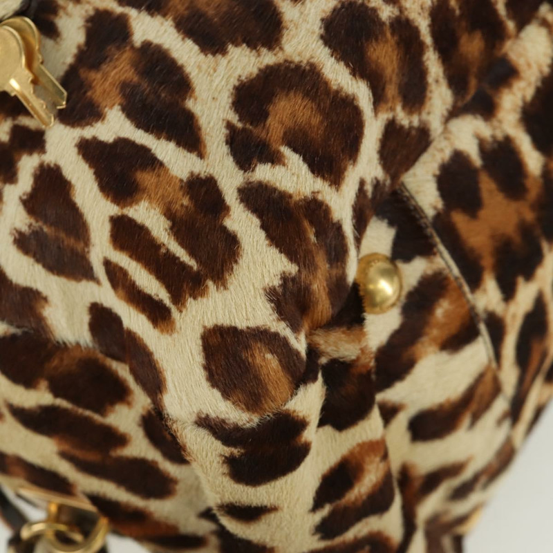 【日本直送】PRADA 手提包 Unborn 小牛皮 2way Brown Auth YKZ564SAV-15