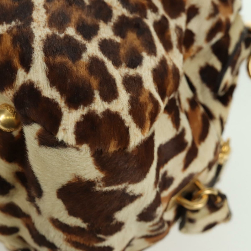 【日本直送】PRADA 手提包 Unborn 小牛皮 2way Brown Auth YKZ564SAV-18