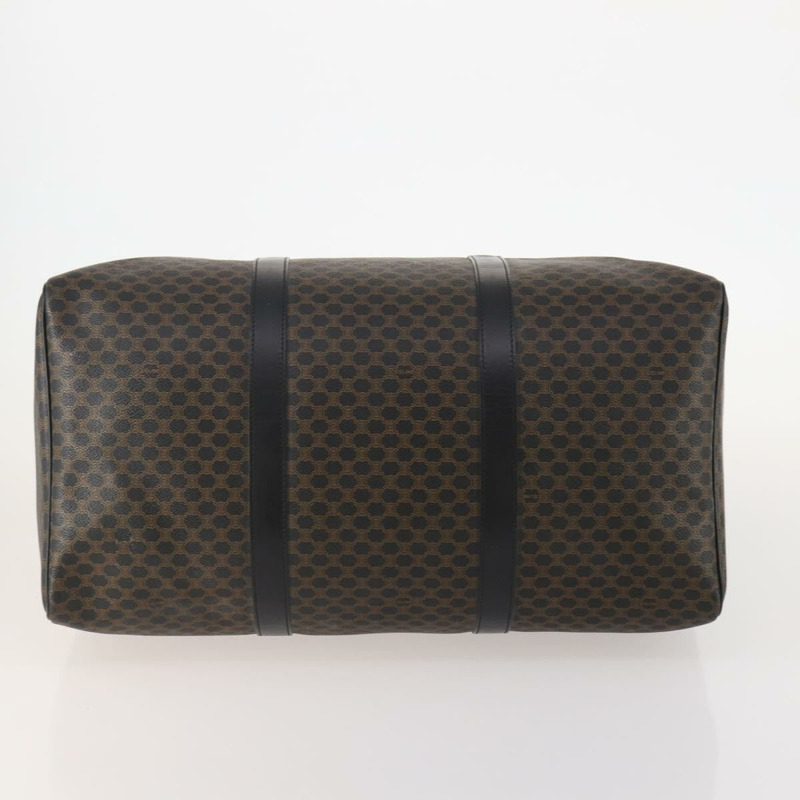 【日本直送】CELINE Macadam帆布波士頓包 PVC皮革 黑色金色 正品 BAZ801V-4