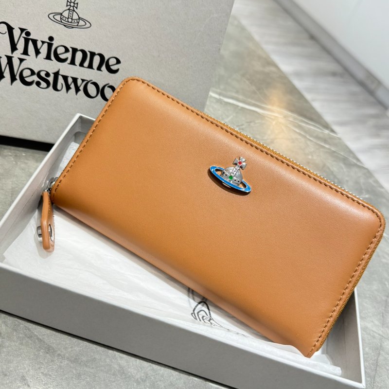 【全新品🔥】Vivienne Westwood  經典拉鍊長夾-0