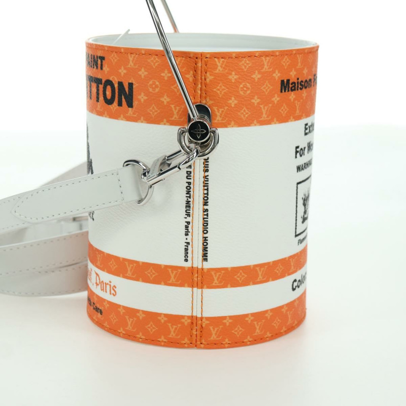 【日本直送】路易威登 LV 彩繪罐形單肩背包 PVC 橙色 M81590 正品 YKZ991SM-2