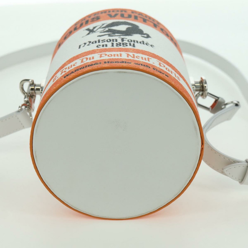 【日本直送】路易威登 LV 彩繪罐形單肩背包 PVC 橙色 M81590 正品 YKZ991SM-4