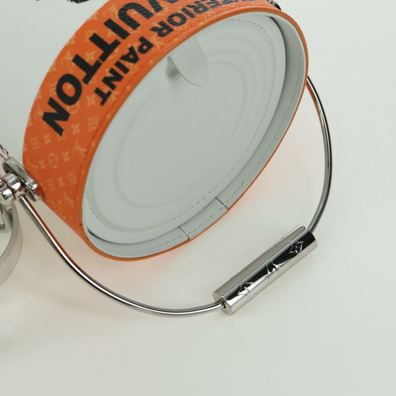 【日本直送】路易威登 LV 彩繪罐形單肩背包 PVC 橙色 M81590 正品 YKZ991SM-7