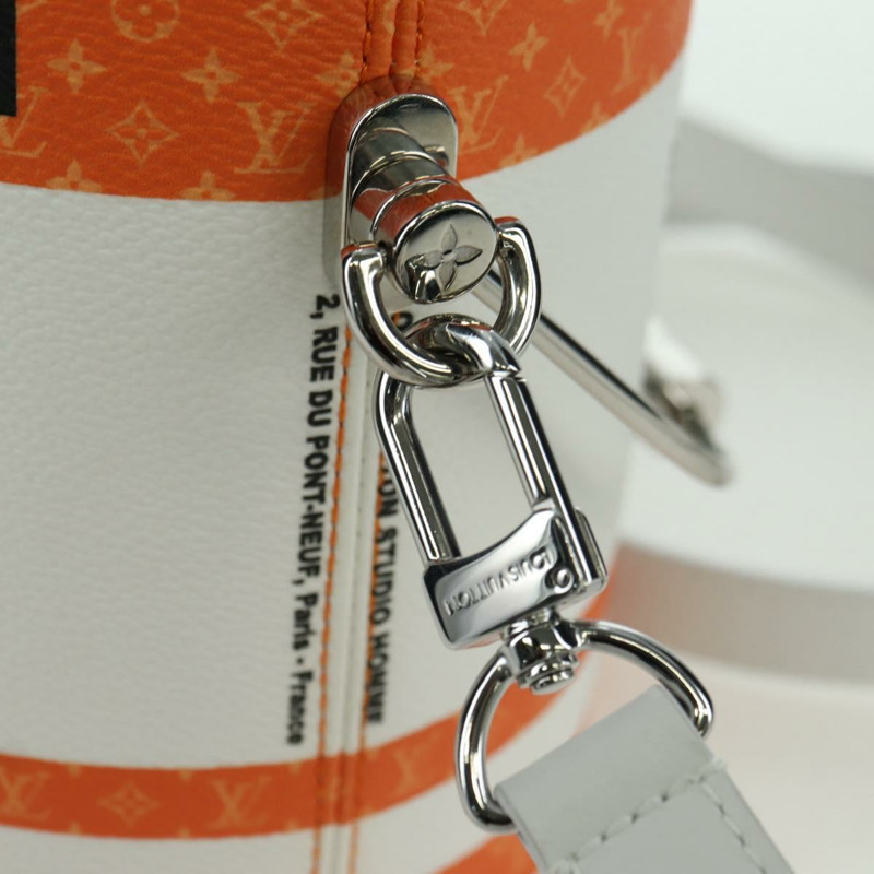 【日本直送】路易威登 LV 彩繪罐形單肩背包 PVC 橙色 M81590 正品 YKZ991SM-20