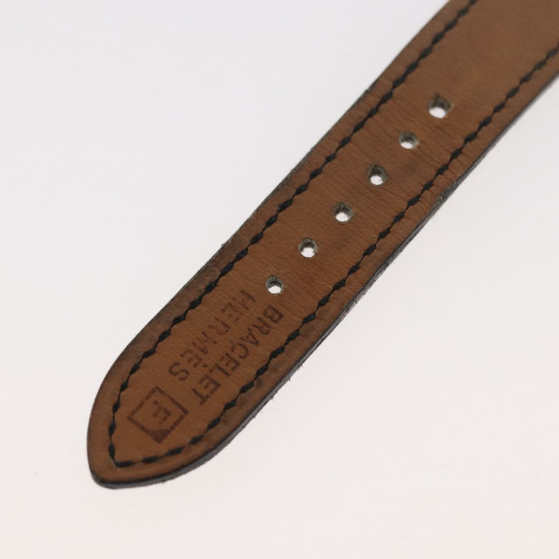 【日本直送】愛馬仕 H-Watch HH1.210 型號腕錶，黑色真皮錶帶，正品編號 174160A-10