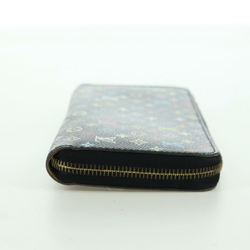 【日本直送】路易威登 Monogram Multicolor Zippy 皮夾 黑色 M60243 LV 正品 BA12070V-3