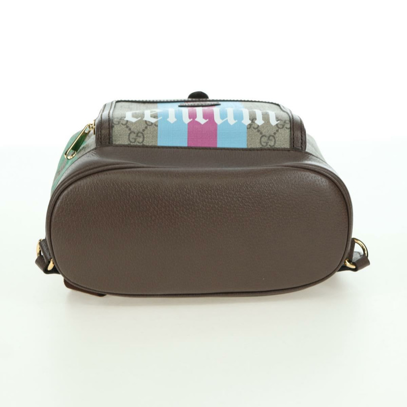 【日本直送】GUCCI GG Supreme 互扣式雙肩包 PVC 米金色 674147 正品 YKZ1279M-4