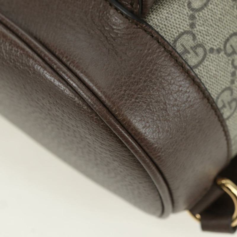 【日本直送】GUCCI GG Supreme 互扣式雙肩包 PVC 米金色 674147 正品 YKZ1279M-16