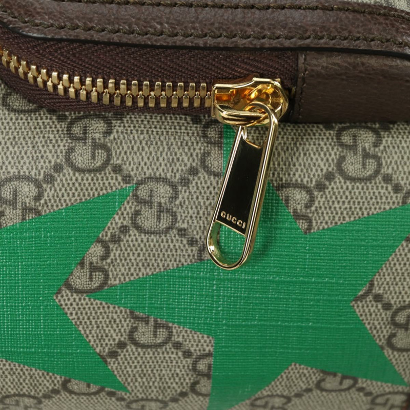 【日本直送】GUCCI GG Supreme 互扣式雙肩包 PVC 米金色 674147 正品 YKZ1279M-20