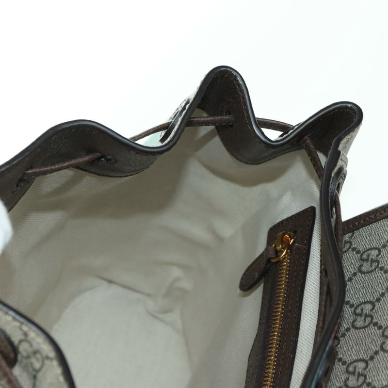 【日本直送】GUCCI GG Supreme 互扣式雙肩包 PVC 米金色 674147 正品 YKZ1279M-24