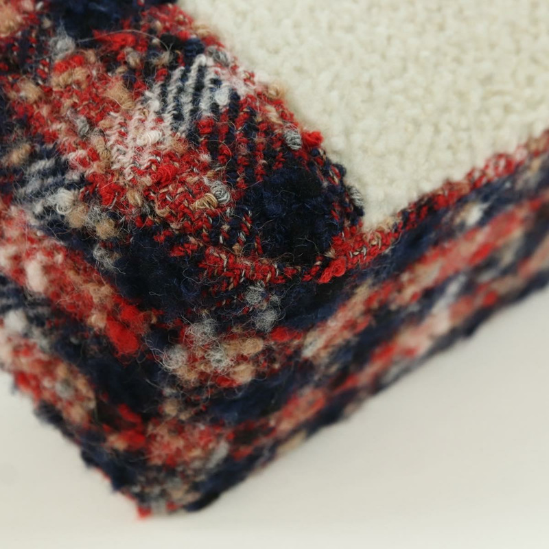 【日本直送】香奈兒 (CHANEL) 頂部手柄 25 鏈條包 斜紋軟呢 多色 銀色 CC 正品 YKZ1266SAM-17