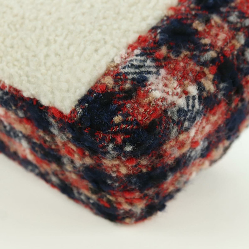 【日本直送】香奈兒 (CHANEL) 頂部手柄 25 鏈條包 斜紋軟呢 多色 銀色 CC 正品 YKZ1266SAM-18