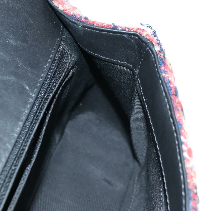 【日本直送】香奈兒 (CHANEL) 頂部手柄 25 鏈條包 斜紋軟呢 多色 銀色 CC 正品 YKZ1266SAM-22