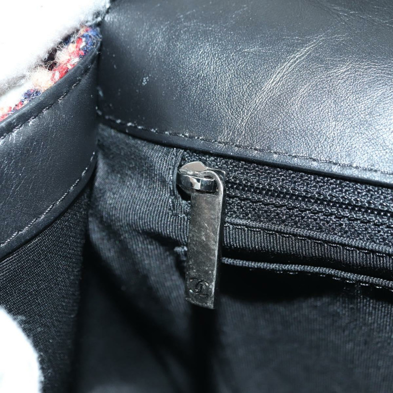 【日本直送】香奈兒 (CHANEL) 頂部手柄 25 鏈條包 斜紋軟呢 多色 銀色 CC 正品 YKZ1266SAM-24