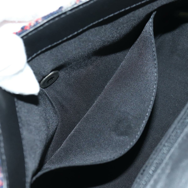 【日本直送】香奈兒 (CHANEL) 頂部手柄 25 鏈條包 斜紋軟呢 多色 銀色 CC 正品 YKZ1266SAM-26