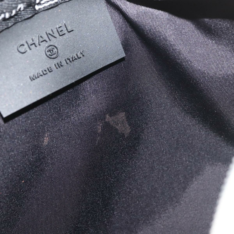 【日本直送】香奈兒運動系列絎縫腰包 尼龍 白色 銀色 CC 認證 YKZ1264A-8