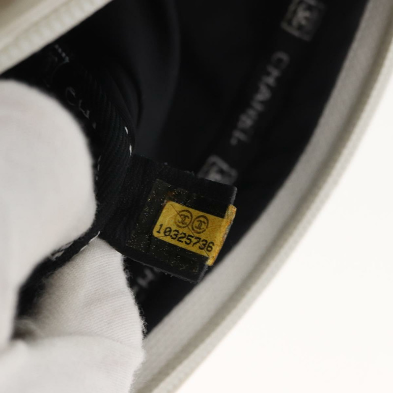 【日本直送】香奈兒運動系列絎縫腰包 尼龍 白色 銀色 CC 認證 YKZ1264A-10