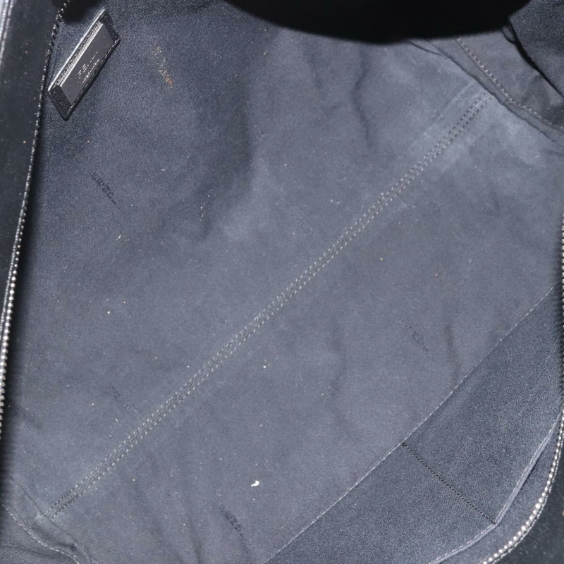 【日本直送】FENDI 皮革手提包 黑色 銀色 正品 YKZ1365A-10