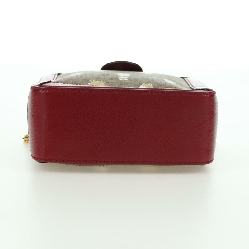 【日本直送】GUCCI Micro GG Supreme哆啦A夢聯名手提包 PVC 米色 655596 正品 YKZ1361M-4