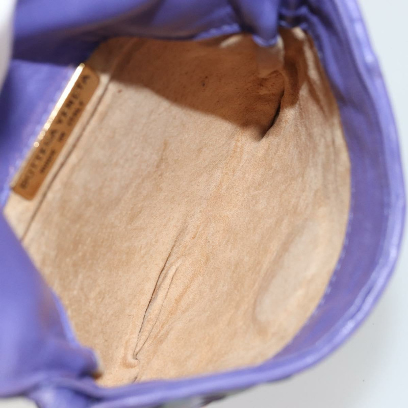 【日本直送】BOTTEGA VENETA INTRECCIATO 紫色金色皮革肩背包 正品 YKZ1369A-10