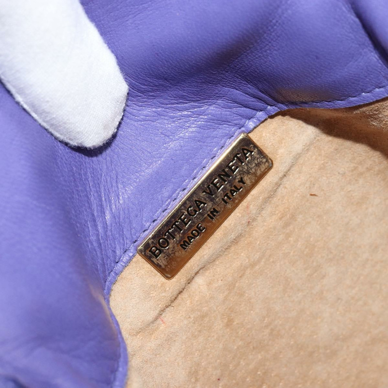 【日本直送】BOTTEGA VENETA INTRECCIATO 紫色金色皮革肩背包 正品 YKZ1369A-16