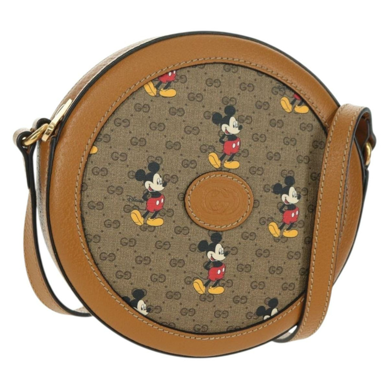 【日本直送】GUCCI Micro GG Supreme Disney 聯名手提包 PVC 米色 603938 正品 YKZ1245M-0