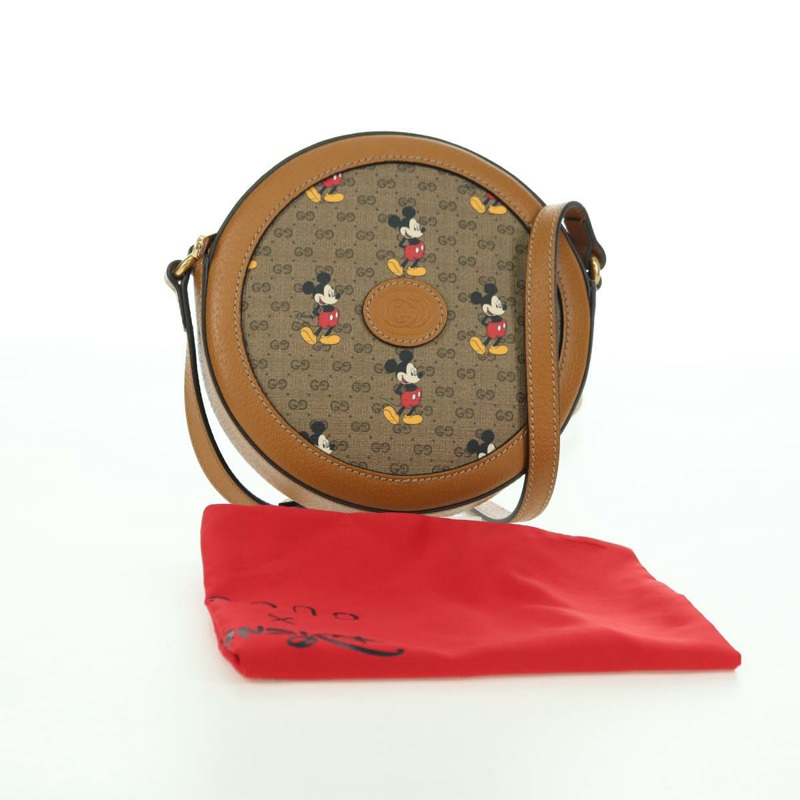 【日本直送】GUCCI Micro GG Supreme Disney 聯名手提包 PVC 米色 603938 正品 YKZ1245M-11
