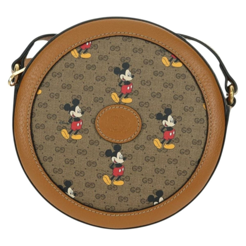 【日本直送】GUCCI Micro GG Supreme Disney 聯名手提包 PVC 米色 603938 正品 YKZ1245M-12