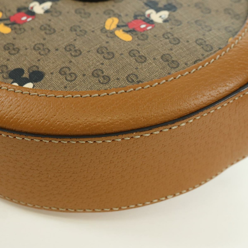 【日本直送】GUCCI Micro GG Supreme Disney 聯名手提包 PVC 米色 603938 正品 YKZ1245M-15
