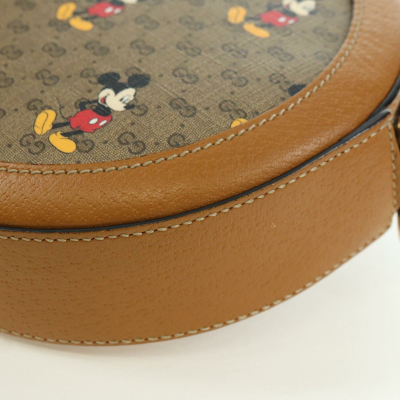 【日本直送】GUCCI Micro GG Supreme Disney 聯名手提包 PVC 米色 603938 正品 YKZ1245M-17