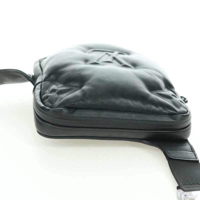 【日本直送】路易威登不對稱斜背包，羊皮材質，黑色，M68773，LV正品，YKZ1318SAM-5