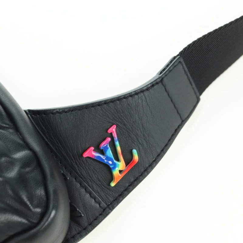 【日本直送】路易威登不對稱斜背包，羊皮材質，黑色，M68773，LV正品，YKZ1318SAM-8