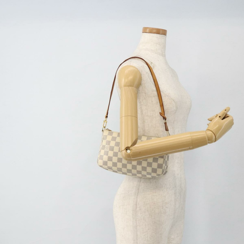 【日本直送】路易威登 Damier Azur 手拿包配件袋 N41207 LV 正品 YKZ1550A-21