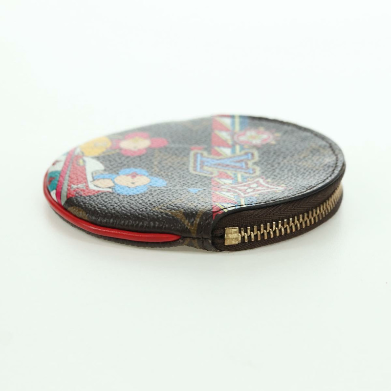 【日本直送】路易威登 Monogram Porte Monnaie 圓形皮夾 Vivienne M69749 正品 YKZ1503M-3