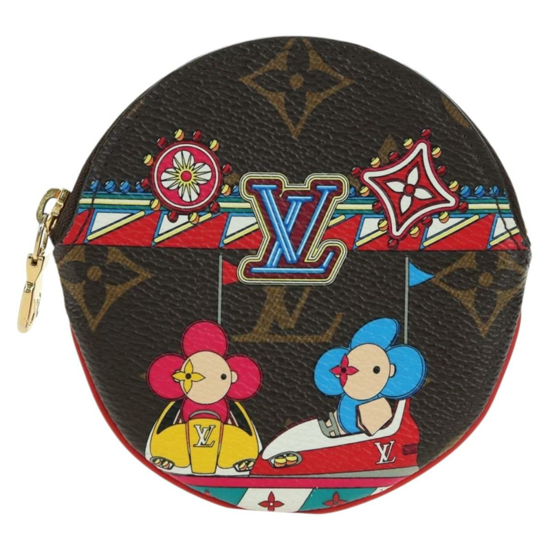 【日本直送】路易威登 Monogram Porte Monnaie 圓形皮夾 Vivienne M69749 正品 YKZ1503M-12