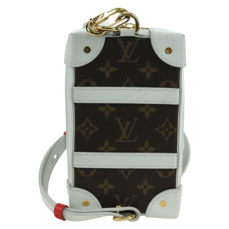 【日本直送】路易威登 Monogram NBA 軟行李箱手機盒包 白色 M80102 正品 175616SAM-1