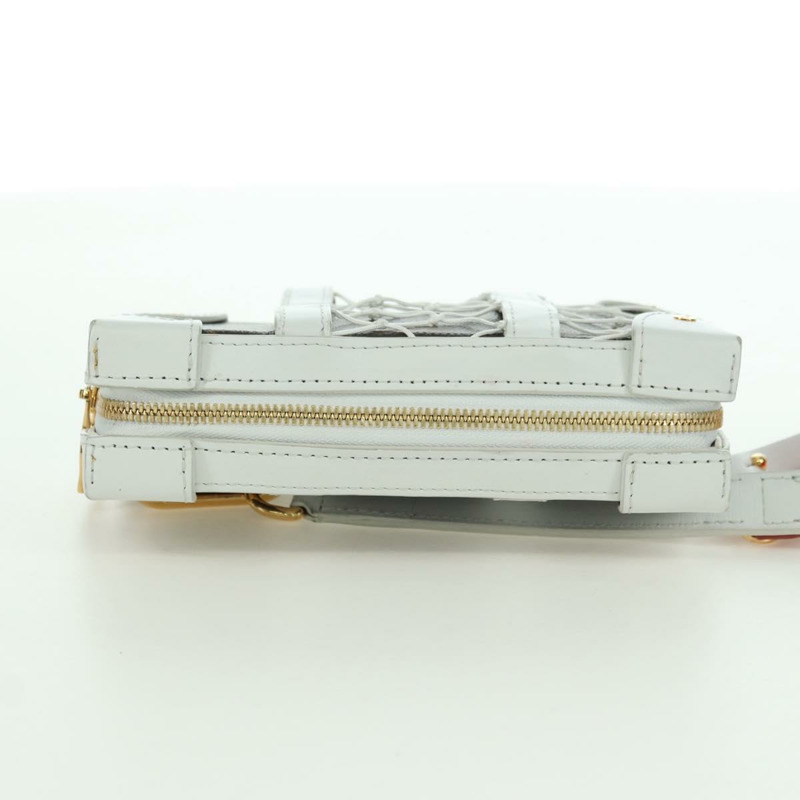 【日本直送】路易威登 Monogram NBA 軟行李箱手機盒包 白色 M80102 正品 175616SAM-3