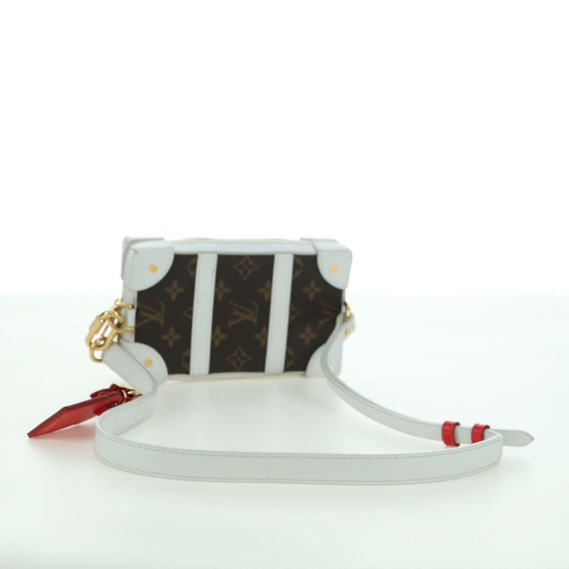 【日本直送】路易威登 Monogram NBA 軟行李箱手機盒包 白色 M80102 正品 175616SAM-6