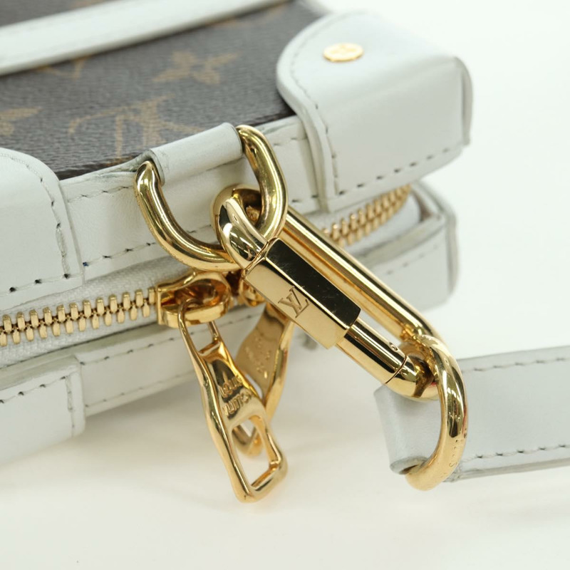 【日本直送】路易威登 Monogram NBA 軟行李箱手機盒包 白色 M80102 正品 175616SAM-7