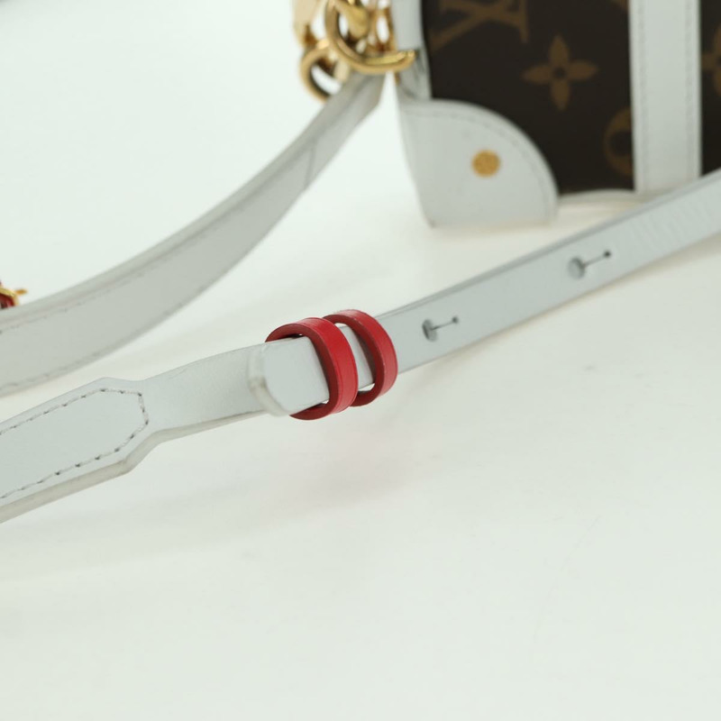 【日本直送】路易威登 Monogram NBA 軟行李箱手機盒包 白色 M80102 正品 175616SAM-13