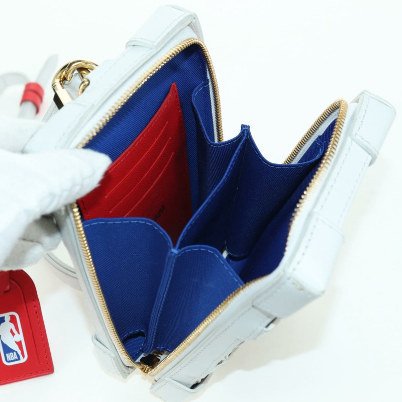 【日本直送】路易威登 Monogram NBA 軟行李箱手機盒包 白色 M80102 正品 175616SAM-21