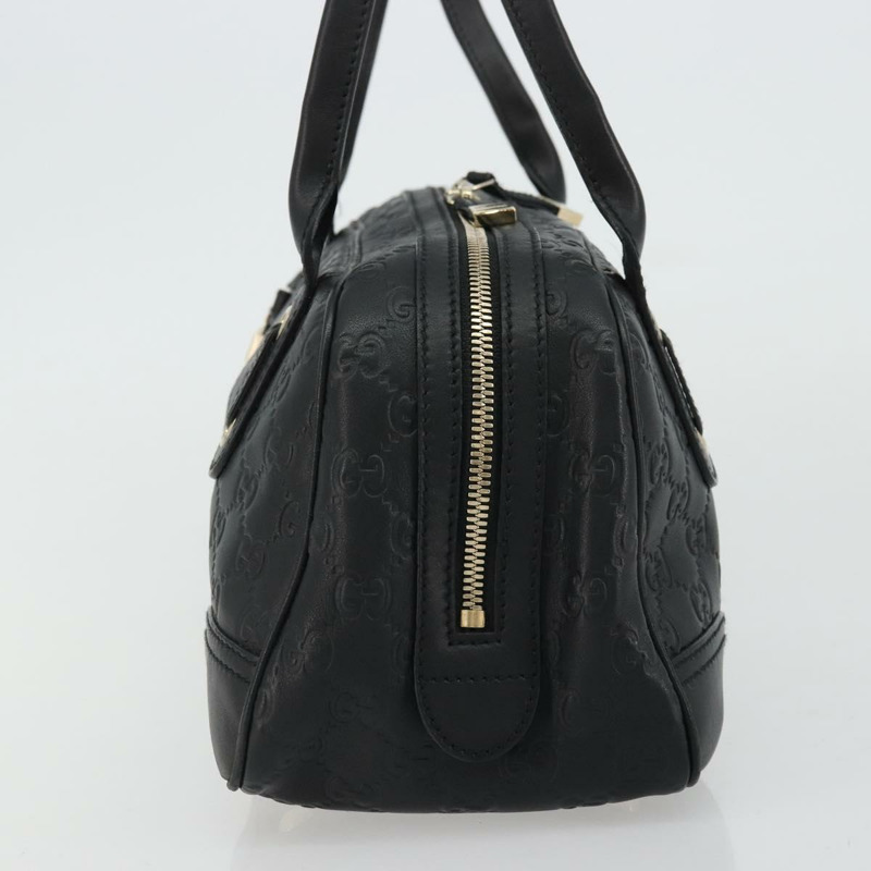 【日本直送】GUCCI Princi Guccissima GG帆布手提包 黑色 金色 161720 正品 175218V-2