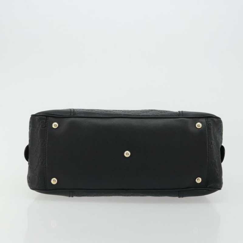 【日本直送】GUCCI Princi Guccissima GG帆布手提包 黑色 金色 161720 正品 175218V-4