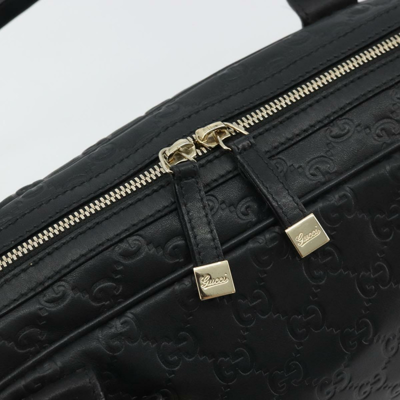 【日本直送】GUCCI Princi Guccissima GG帆布手提包 黑色 金色 161720 正品 175218V-9