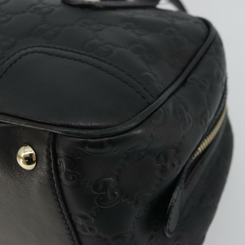 【日本直送】GUCCI Princi Guccissima GG帆布手提包 黑色 金色 161720 正品 175218V-13