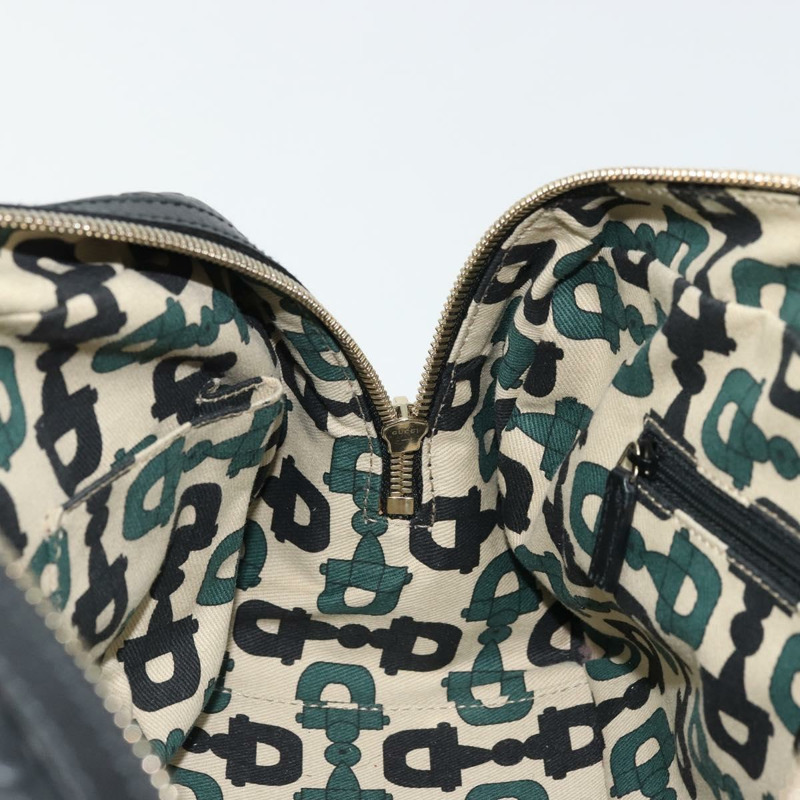【日本直送】GUCCI Princi Guccissima GG帆布手提包 黑色 金色 161720 正品 175218V-19