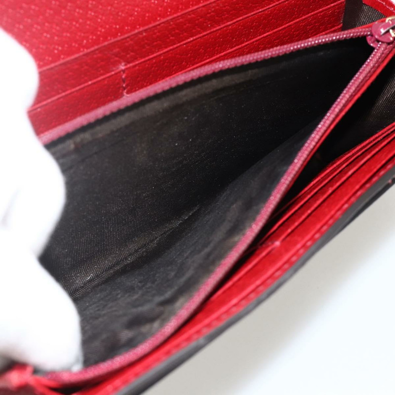 【日本直送】GUCCI Micro GG Supreme哆啦A夢長皮夾 PVC 米色金色 647786 正品 175793A-9