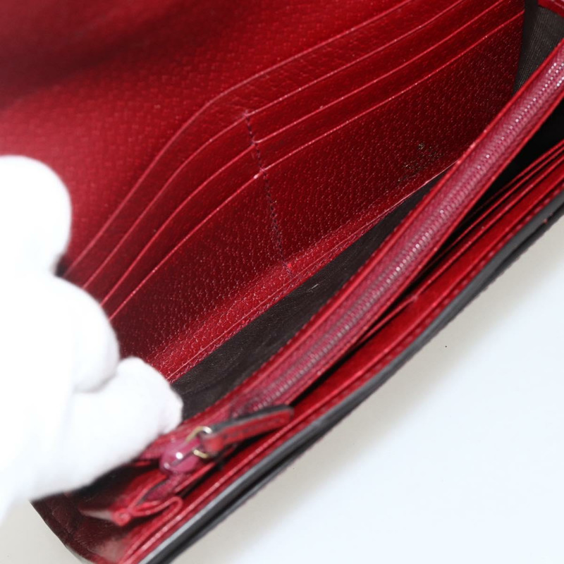 【日本直送】GUCCI Micro GG Supreme哆啦A夢長皮夾 PVC 米色金色 647786 正品 175793A-18