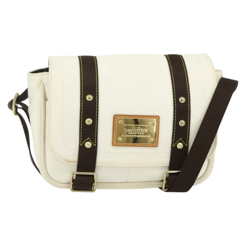 【日本直送】路易威登 Antigua Buzzus PM 肩背包 米棕色 M40042 LV Auth am11359A-0