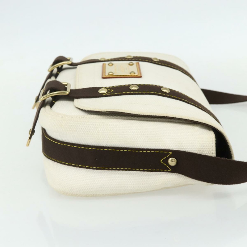 【日本直送】路易威登 Antigua Buzzus PM 肩背包 米棕色 M40042 LV Auth am11359A-3